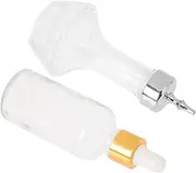 SECFOU 2pcs Bitters Bottle Glass Bitters Dispenser with Dropper for Cocktails Bar Supplies for Absinthe Water and Viscous Cocktails