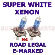 FITS FIAT PANDA 2006-ON SET H4 HALOGEN LIGHT BULBS (for: Fiat)