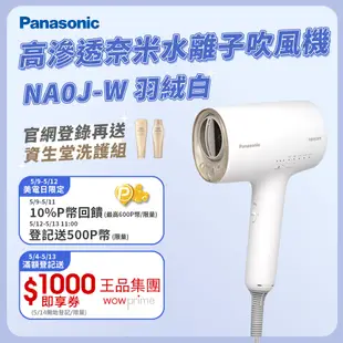 Panasonic 國際牌 奈米水離子吹風機 EH-NA0J-W