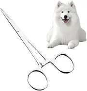 Pet Grooming Scissors, Curved Scissors for Dogs, Curved Scissors for Grooming, Professional Pet Grooming Face Trimmer for Ear Hair, Nose Hair, Paw Hair