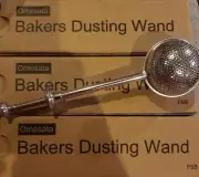 Baker's Dusting Wand for Sugar, Flour and Spices, Powdered Sugar Lot of 3