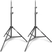 EMART Light Stand, 6.2 ft Photography Stands for Photo Video Studio, Background, HTC Vive, Softbox, Reflector, etc. (2 Pack)