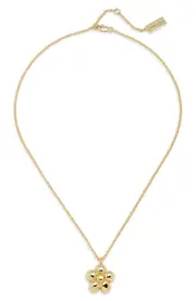 Marc Jacobs Daisy Balloon Pendant Necklace in Light Antique Gold at Nordstrom One Size