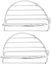 VERDANVERSE 2pcs Stainless Steel Taco Holder Stand Pancake Rack for Home Restaurant Elegant Kitchen Essential for Tacos Tortillas More Sturdy Multifunctional Design
