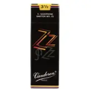Vandoren SR4435 ZZ Baritone Saxophone Reeds, Strength 3.5, Box of 5