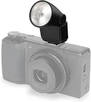 Portable Mini Camera Flash GN8, Hot Shoe Mount Mini Flash for Camera, 6500K CRI97 External Fill Light