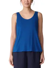 Eileen Fisher Scoop Neck Linen Tank Top