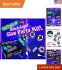 Black Lights for Glow Party! 115W Blacklight LED Strip kit. 4 UV Lights to Su...