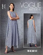 Vogue V1691 Misses' Sewing Pattern Dress, S-M-L-XL-XXL