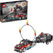 LEGO Technic Stunt Show Truck & Bike 42106; Includes Stunt Motorcycle, Toy Truck and Trailer