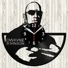 Dwayne Johnson Vinyl Record Wall Clock Decor Handmade 4410