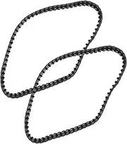 Vaguelly 2pcs Tank Track Replacement for DIY Robot and Rc Vehicles Long Wide Easy to Install Lightweight Design Excellent Traction Various Terrains