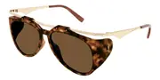 Saint Laurent SL M137 AMELIA 002 Men's Sunglasses Tortoiseshell Size 55