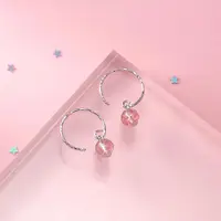 在飛比找ETMall東森購物網優惠-草莓晶珠子甜美首飾品禮物耳環