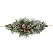 Haute Décor 36" Battery Operated Pre-Lit LED Snowfall Creek Christmas