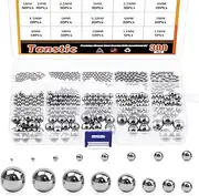 Tanstic 330Pcs 16 Size Metric Precision Steel Bearing Steel Ball Assortment 1mm 2mm 2.5mm 3mm 3.5mm 4mm 4.5mm 5mm 5.5mm 6mm 7mm 8mm 9mm 10mm 11mm 12mm