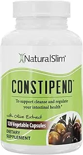 Constipend - Constipation Support, Colon Cleanse Supplement - Restores Magnesium Level, Better Digestion, Improved Metabolism w/ Olive Extract - 120 Capsules