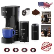Versatile 4-in-1 Coffee Maker with Low-Noise Frother, K-Cup & Ground Compatible