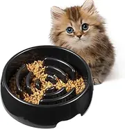 Dog Food Bowl Slow Feeder - Maze Puzzle Dishes - Anti-Slip Interactive Puppy Breed Eating Bowls for Small Large Dog Cat Pet