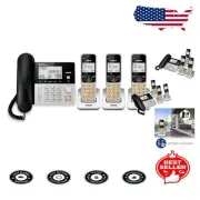 DECT 6.0 Cordless Phone Set with Answering Machine & Call Blocker - 3 Handsets