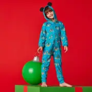 Mickey Mouse and Friends Holiday Family Matching Hooded Coverall for Kids 9/10