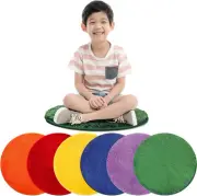 6 Pieces Colorful Carpet Circle Seats 18 Inches round Kids Classroom Floor Mat S