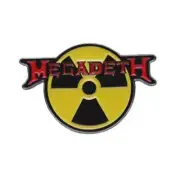MEGADETH Metal Badge enamel Brooch Pin Rock Dave Mustaine radioactive Thrash 80s