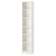 BILLY bookcase, white, 40x28x202 cm