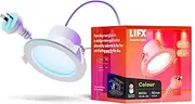 LIFX Colour Downlight, Wi-Fi Smart LED Downlight, 90mm Cutout, IC-4, ST64 Water Resistant, Dimmable, Compatible with Alexa, Hey Google, HomeKit and Siri (AU/NZ)