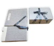 Calvin Klein (Lot of 7) Designer Vintage Striped EMPTY Gift Boxes *NEW & RARE*