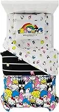 Franco Sanrio Hello Kitty & Friends Bedding 5 Piece Super Soft Comforter and Sheet Set with Sham, Twin, (100% Official Licensed Product) Collectibles