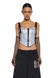[Club Exx] Hologram Party Corset Top