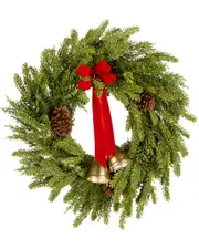 National Tree Company 28in Christmas Bells Pine Wreath