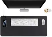KeySmart TaskPad - Wireless Charging Desk Pad for Computer, Laptop, Phone