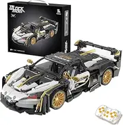 TUOMU GTR Remote Control Car Building Blocks Set, T1004 1:14 Scale Model Car Building Kit for Display and Collectible, RC Race Car Building Toy for Kids 8+ and Adults, 1242 PCS
