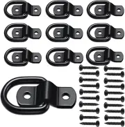 D Ring Tie down Anchor 1/4" Heavy Duty Trailer Anchor Lashing Rings 2400