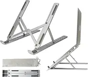 PHOCAR Laptop Stand, Ergonomic Portable Laptop Holder, Adjustable Laptop Riser Compatible with MacBook Air Pro iPad Air Pro Dell HP Surface Lenovo Laptops