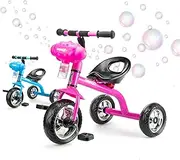 Xootz Bubble Go Trike for Kids, 3 Wheel Bike for Toddlers with Bubble Machine, Age 3+, Multiple Colours