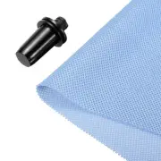 Speaker Grill Cloth 20 x 63 Inch Stereo Mesh Fabric with Buckle Light Blue