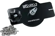 AGM Products Universal Brake Resevoir Adapter. Works with AGM Products Pressure Brake Bleeder Kit. Easy to use and adjust. fits most round opening resevoirs.