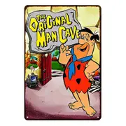 The Original Man Cave Property Tin Metal Sign Rustic Look Vintage Nostalgic