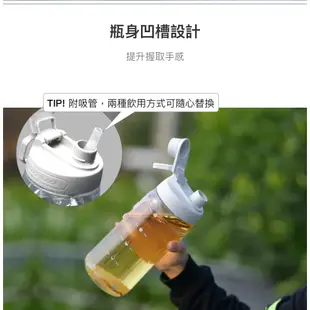 樂扣樂扣豪飲冷水壺1.5L吸管水壺冷水瓶