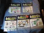 NIP Pinecar Dry Transfer Decals Sheet 2 1/2 x 4" Scrapbooking Use Drop Box