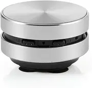 domoi Portable Compatible Bone Conduction Speaker Stereo Sound Bluetooth Speaker Easy Install (Silver)