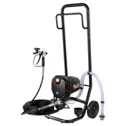 Stand Airless Paint Sprayer, 750W 3000PSI High Efficiency Electric Airless Sprayer With Cart, Fine And Even Painting Effect, Paint Sprayers for Home Interior and Exterior Furniture and