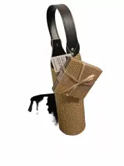 Harman Home Wine Holder. With Coasters. Gold Color