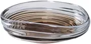 Fruit and Produce Storage Basket Modern Light Luxury Transparent Glass Fruit Plate Minimalist Living Room Coffee Table Model Room Ornaments Storage Plate Suitable for Kitchen Counters