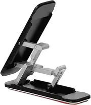 LRXIYODE 1pc Foldable Adhesive Phone Stand Holder Space Saving Phone Accessory for Easy Use Strong Adhesive Comfortable Hand Feel for Home Office Desktop
