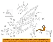 HYUNDAI OEM 16-21 Tucson Front Door Lock Hardware-Lock Assy 81320D3000 (for: Hyundai)