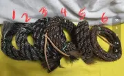 Mane Horse Hair Mecate 22 feet long, 1/2" dia., Choose from 6 Color Patterns